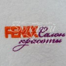 вышивка логотипа Fenix, мин. высота буквы - 5 мм